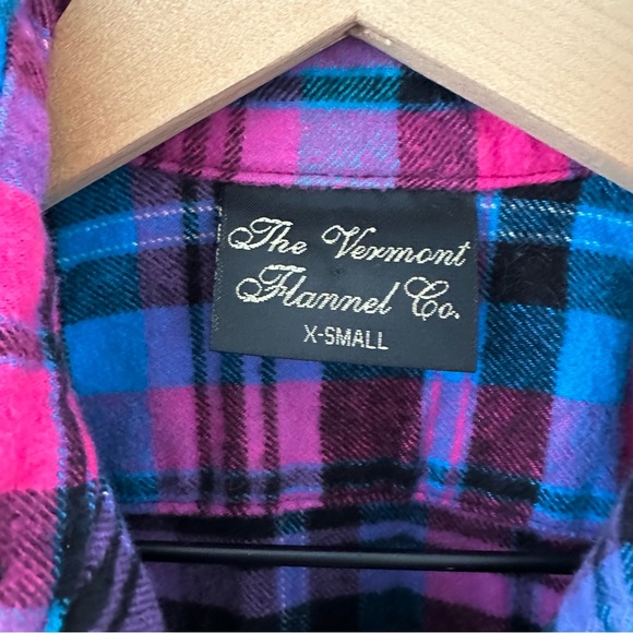 VERMONT FLANNEL COMPANY pink classic flannel shirt - Picture 5 of 5